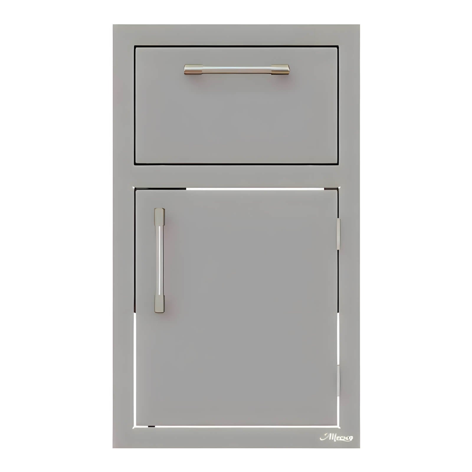 Alfresco 17-Inch Stainless Steel Soft-Close Door & Drawer Combo | Right Side Hinge