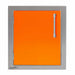 Alfresco 17-Inch Vertical Single Access Door | Luminous Orange - Left Hinge