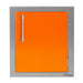 Alfresco 17-Inch Vertical Single Access Door | Luminous Orange - Right Hinge