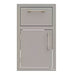 Alfresco 17-Inch Stainless Steel Soft-Close Door & Paper Towel Holder Combo | Left Hinge
