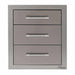 Alfresco-17-Inch-Stainless-Steel-Soft-Close-Triple-Drawer-With-Marine-Armour-In-Signal-Gray