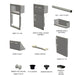Alfresco 17" Towel Holder W/ Door Open Left - AXE-DTH-L-SC |Parts