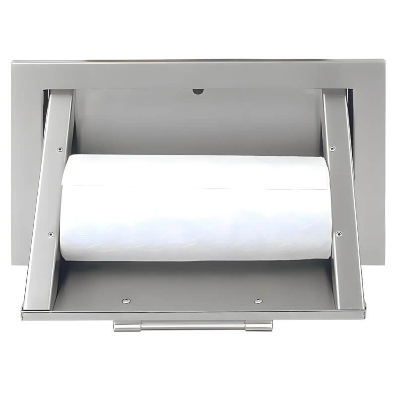 Alfresco 17" Towel Holder W/ Door Open Left - AXE-DTH-L-SC | Paper Towel Holder