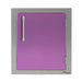 Alfresco 17-Inch Vertical Single Access Door With Marine Armour | Blue Lilac - Right Hinge