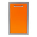 Alfresco 20-Inch Stainless Steel Soft-Close Dual Trash Center | Luminous Orange