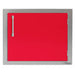 Alfresco 23-Inch Horizontal Single Access Door | Raspberry Red - Right Hinge