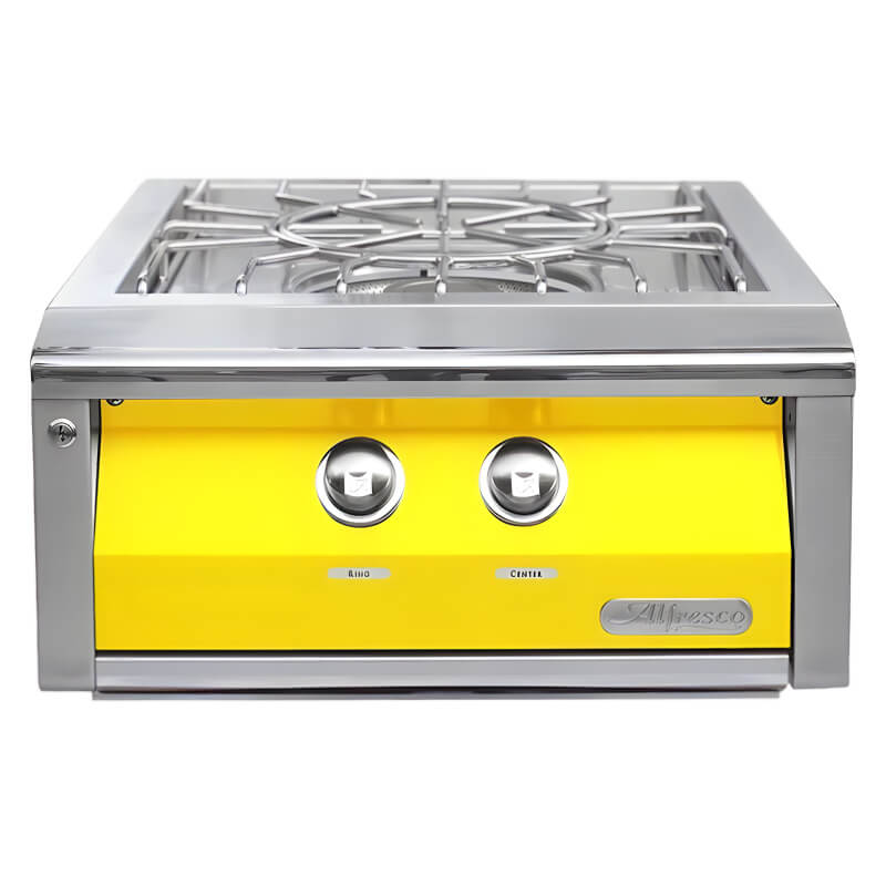 Alfresco 24 Inch Gas Versa Power Cooking System With Marine Armour | Traffic Yellow