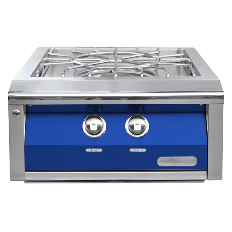 Alfresco 24 Inch Gas Versa Power Cooking System | Ultramarine Blue