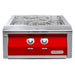 Alfresco 24 Inch Gas Versa Power Cooking System | Raspberry Red