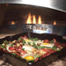 Alfresco 30-Inch Built-in Outdoor Pizza Oven Plus With Marine Armour | Cooking Iron Skillet