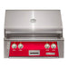 Alfresco 30-Inch Standard Built-in- Gas Grill With Marine Armour | In Raspberry Red