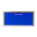 Alfresco 30-Inch VersaPower Stainless Steel Soft-Close Single Drawer | Ultramarine Blue