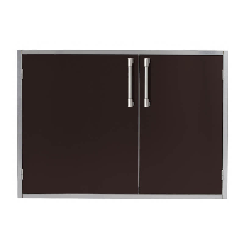 Alfresco 30 X 21-Inch Low Profile Sealed Dry Storage Pantry | Black Matte