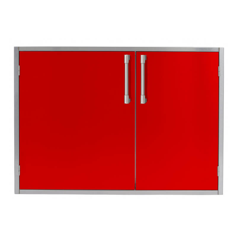 Alfresco 30 X 21-Inch Low Profile Sealed Dry Storage Pantry | Carmine Red