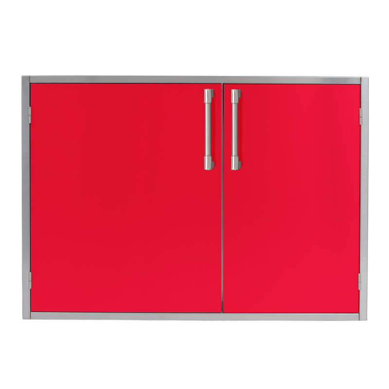 Alfresco 30 X 21-Inch Low Profile Sealed Dry Storage Pantry | Raspberry Red