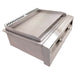 Alfresco 30 Inch Stainless Steel Built-In Gas Griddle With Marine Armour | Full-Length Grease Trough