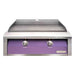 Alfresco 30 Inch Stainless Steel Built-In Gas Griddle With Marine Armour | Blue Lilac