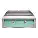 Alfresco 30 Inch Stainless Steel Built-In Gas Griddle| Light Green
