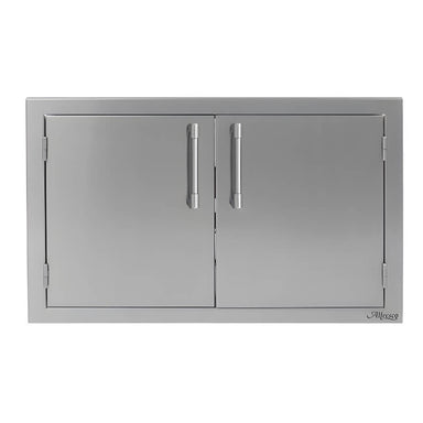 Alfresco 36 Inch Stainless Steel Double Sided Access Door With Marine Armour