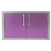Alfresco 36 Inch Stainless Steel Double Sided Access Door | Blue Lilac