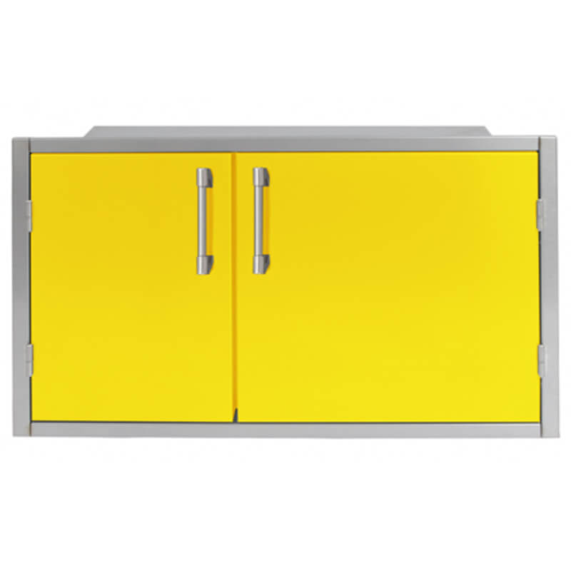 Alfresco 42 X 21-Inch Low Profile Sealed Dry Storage Pantry With Marine Armour | Traffic Yellow