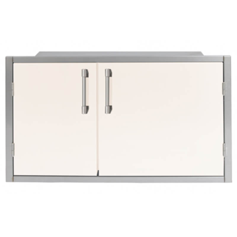 Alfresco 42 X 21-Inch Low Profile Sealed Dry Storage Pantry With Marine Armour | Signal White Gloss