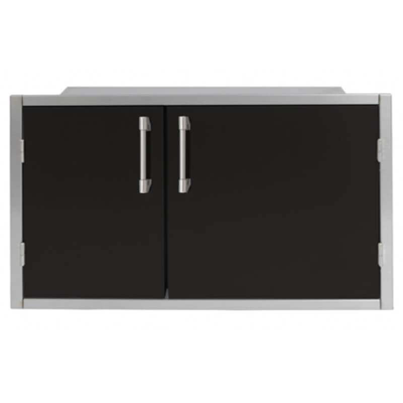 Alfresco 42 X 21-Inch Low Profile Sealed Dry Storage Pantry | Jet Black Gloss