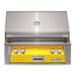 Alfresco ALXE 30-Inch Built-In Grill With Sear Zone And Rotisserie - ALXE-30SZ With Marine Armour | Traffic Yellow