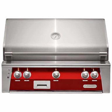 Alfresco ALXE 36-Inch Built-In Gas Grill With Sear Zone And Rotisserie With Marine Armour | Carmine Red
