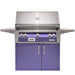 Alfresco ALXE 36-Inch Freestanding Gas Grill With Sear Zone And Rotisserie | Blue Lilac