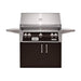 Alfresco ALXE 36-Inch Freestanding Gas Grill With Sear Zone And Rotisserie | Matte Black