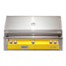 Alfresco 42-Inch Built-In Natural Gas Grill With Sear Zone And Rotisserie - ALXE-42SZ With Marine Armour | Traffic Yellow
