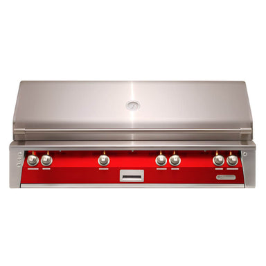 Alfresco ALXE 56-Inch Built-In Gas All Grill With Sear Zone And Rotisserie - ALXE-56SZ | Carmine Red 