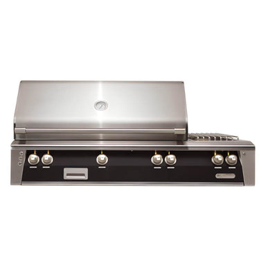 Alfresco ALXE 56-Inch Built-In Deluxe Grill With Rotisserie And Side Burner - ALXE-56 |  Jet Black Buil