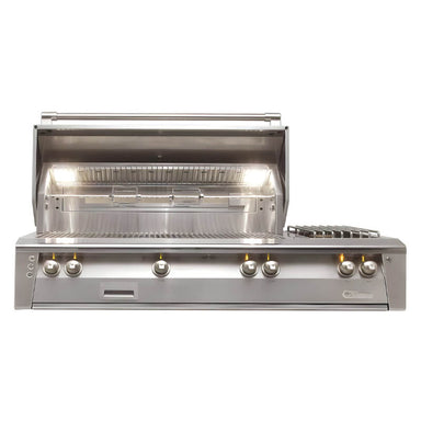 Alfresco ALXE 56-Inch Built-In Deluxe Grill With Rotisserie And Side Burner - ALXE-56 | 