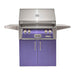 Alfresco ALXE 30-Inch Freestanding Gas Grill with Rotisserie With Marine Armour | Blue Lilac