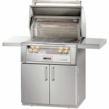 Alfresco ALXE 30-Inch Freestanding Gas Grill with Rotisserie With Marine Armour | Stainless Steel Finish