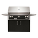 Alfresco ALXE 42-Inch Freestanding Gas Grill With Sear Zone And Rotisserie | Matte Black