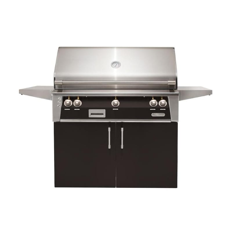 Alfresco ALXE 42-Inch Freestanding Gas Grill With Sear Zone And Rotisserie | Jet Black