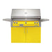 Alfresco Grills ALXE-42C-S1023 Alfresco ALXE 42-Inch Grill With Rotisserie With Marine Armour in Traffic Yellow