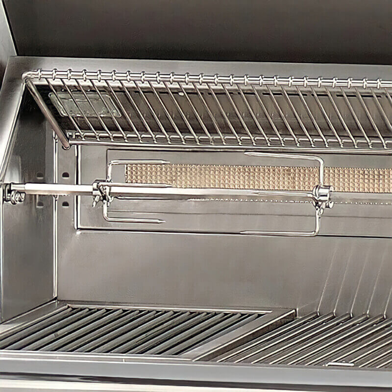 Alfresco Grills ALXE-42C-S3027 Alfresco ALXE 42-Inch Grill With Rotisserie With Marine Armour | Rotisserie - Detail