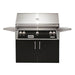 Alfresco Grills ALXE-42C-S9005 Alfresco ALXE 42-Inch Grill With Rotisserie With Marine Armour in Jet Black Gloss