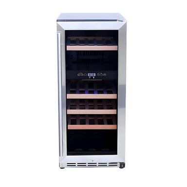 American Made Grills 15 Inch 3.2 Cu. Ft. Outdoor Dual Zone Wine Cooler