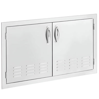 American Made Grills 33-Inch Vented Stainless Steel Double Access Door | 304 Stainless Steel
