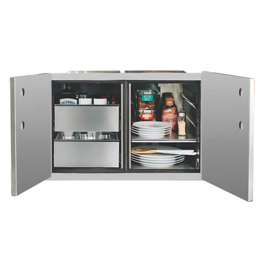 American Made Grills 36 Inch Two Drawer Dry Storage Combo | Ample Storage Space