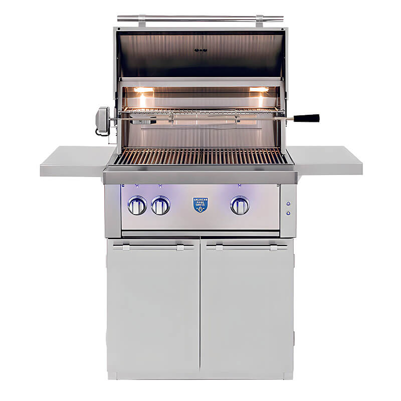 American Made Grills Estate 30 Inch Freestanding Gas Grill | Opened