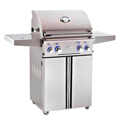 American Outdoor Grill L Series 24 Inch Portable Gas Grill With Side Burner And Rotisserie