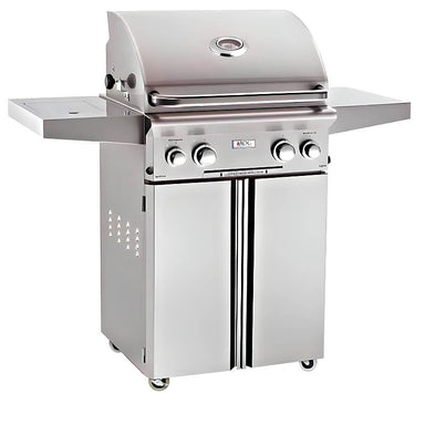 American Outdoor Grill L Series 24 Inch Portable Gas Grill With Side Burner