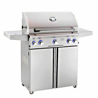 American Outdoor Grill L Series 30 Inch 3 Burner Portable Gas Grill With Side Burner & Rotisserie