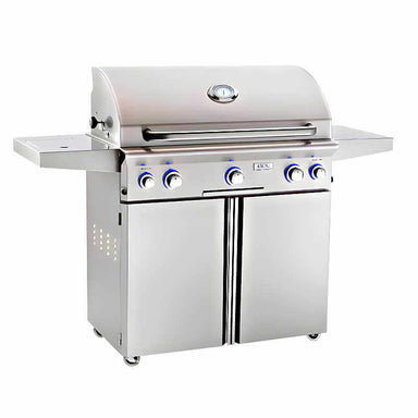 American Outdoor Grill L Series 36 Inch 3 Burner Portable Gas Grill With Side Burner & Rotisserie
